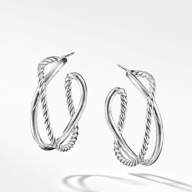 David Yurman Crossover Collection Hoop Earrings