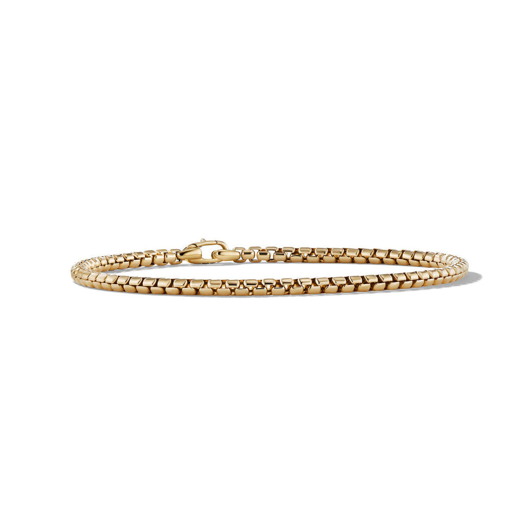 David Yurman DY Bel Aire Chain Bracelet in 18K Yellow Gold - Medium