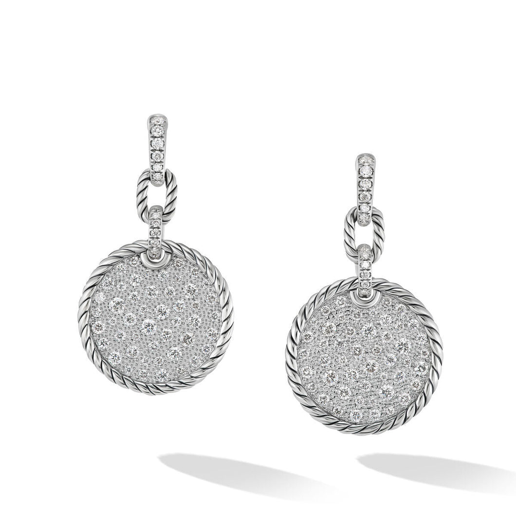 David Yurman DY Elements(R) Convertible Drop Earrings with Pave Diamonds