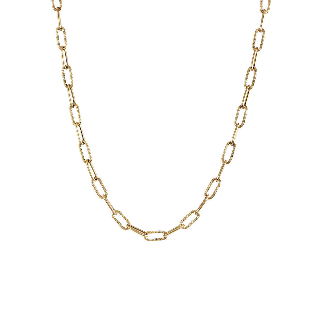 David Yurman DY Madison Chain Necklace in 18K Yellow Gold - 18 Inches
