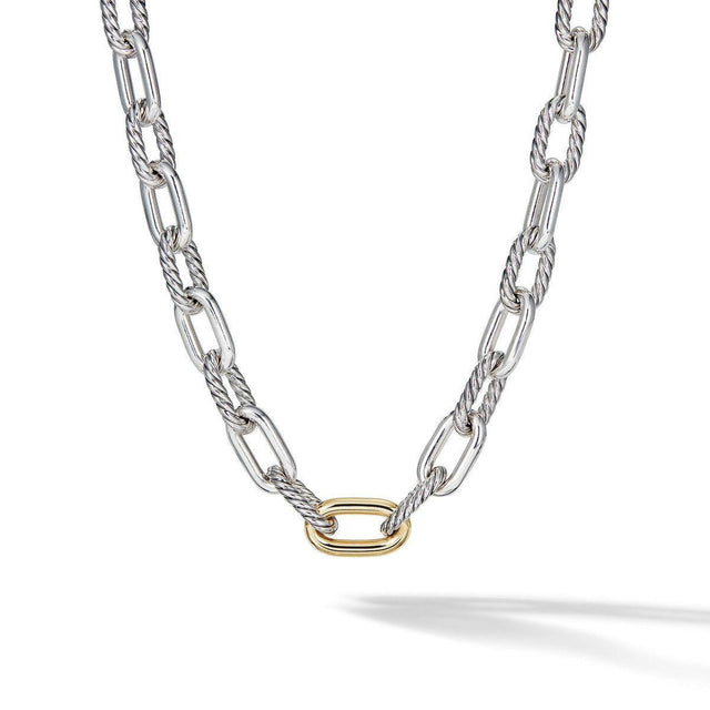 David Yurman DY Madison Large Necklace with 18K Gold, 13.5mm - 21 Inches
