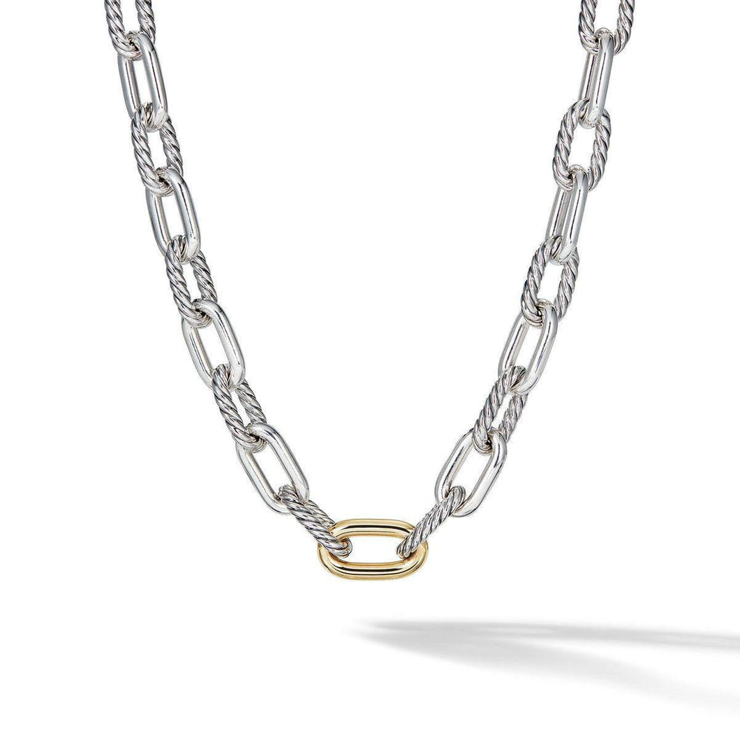 David Yurman DY Madison Large Necklace with 18K Gold, 13.5mm - 21 Inches
