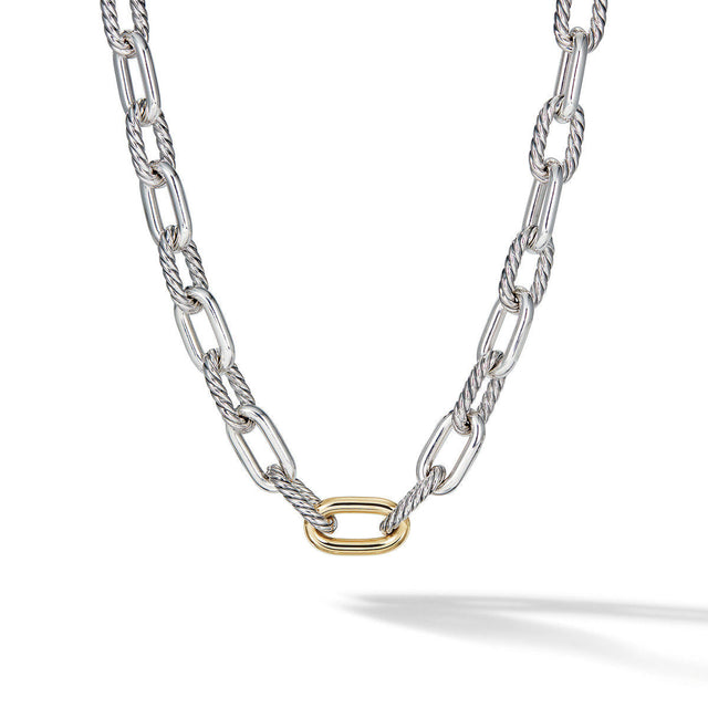 David Yurman DY Madison Large Necklace with 18K Gold, 13.5mm