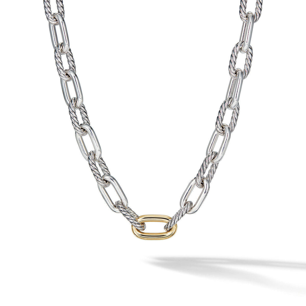 David Yurman DY Madison Large Necklace with 18K Gold, 13.5mm