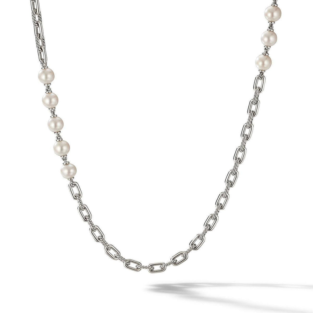 David Yurman DY Madison Pearl Chain Necklace
