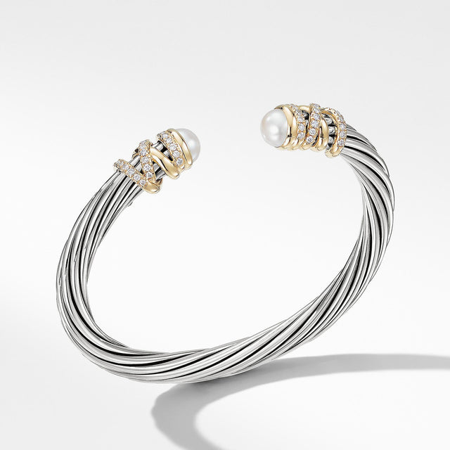 David Yurman Helena Bracelet with Pearls and Diamonds