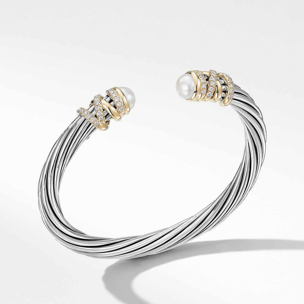 David Yurman Helena Bracelet with Pearls and Diamonds