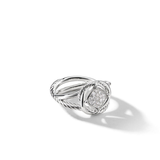David Yurman Infinity Ring with Diamonds - Size 6