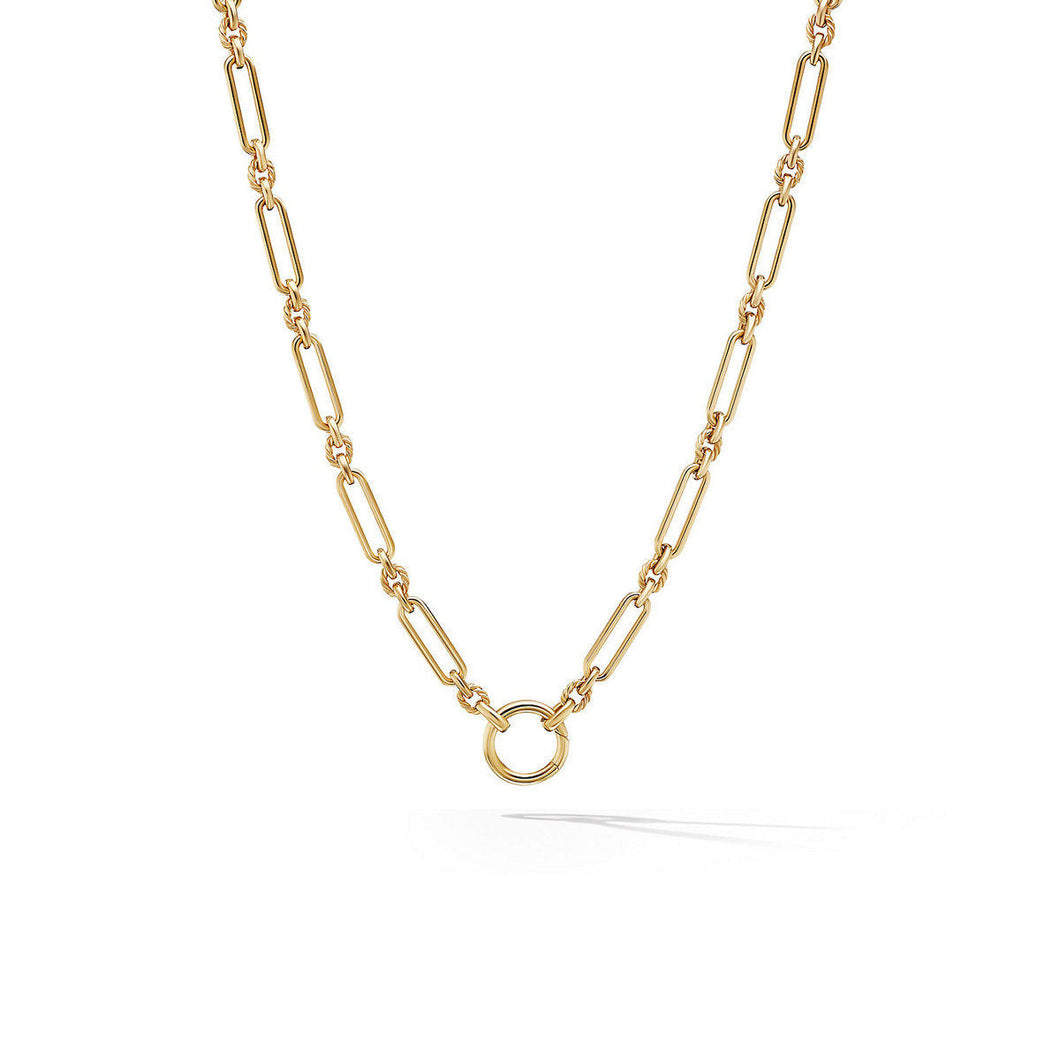 David Yurman Lexington Chain Necklace in 18K Yellow Gold - 17 Inches