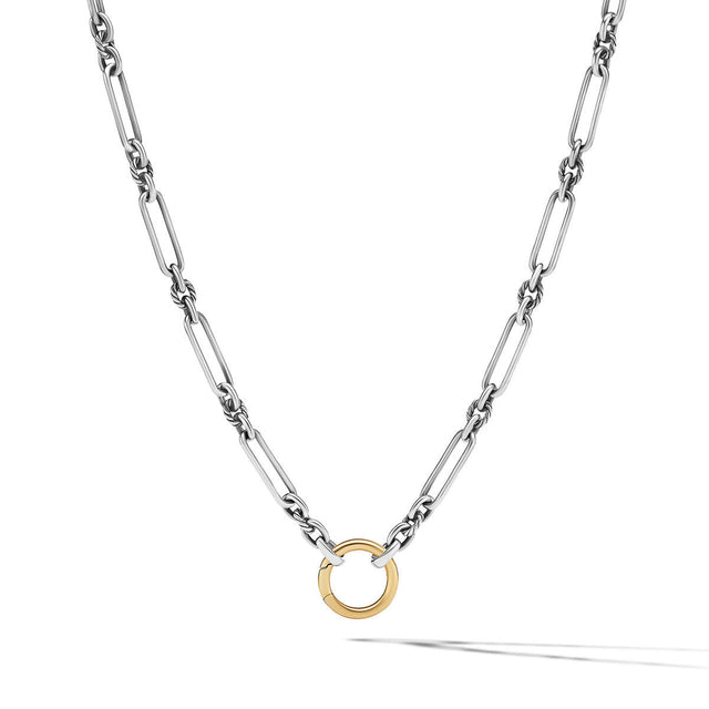 David Yurman Lexington Chain Necklace with 18K Yellow Gold - 20 Inches