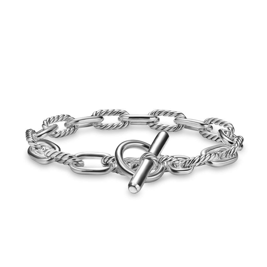 David Yurman Madison Toggle Chain Bracelet in Sterling Silver - Medium