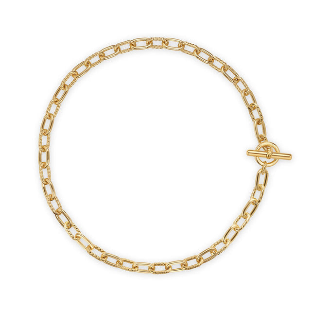 David Yurman Madison Toggle Chain Necklace in 18K Yellow Gold - 18 Inches