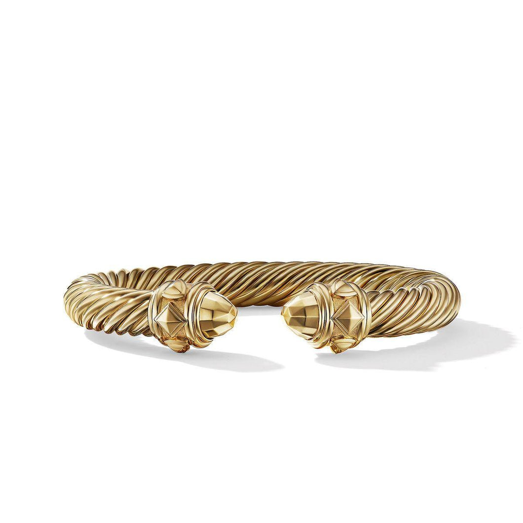David Yurman Renaissance Bracelet in 18K Yellow Gold - Medium