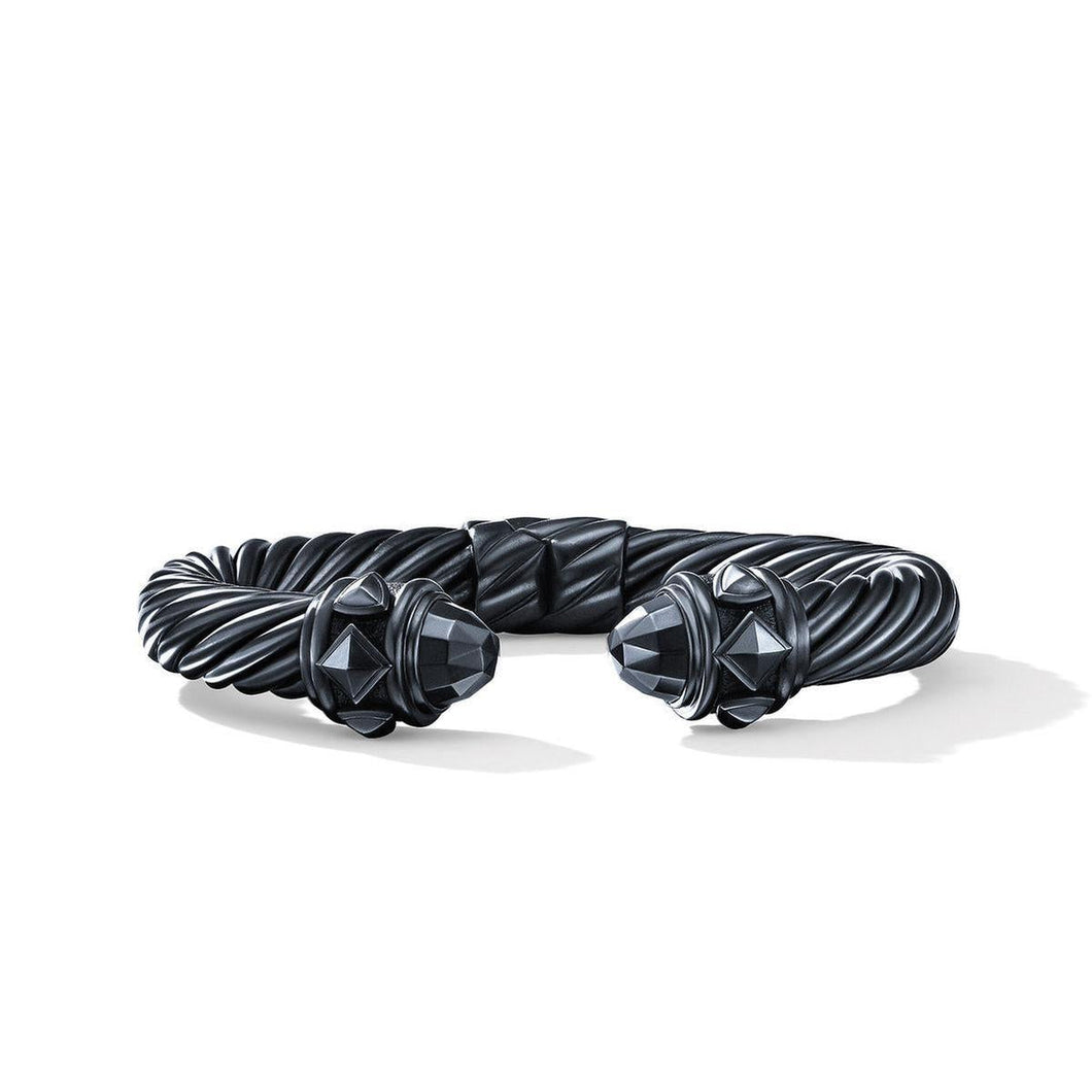 David Yurman Renaissance Bracelet in Blackened Silver - Medium
