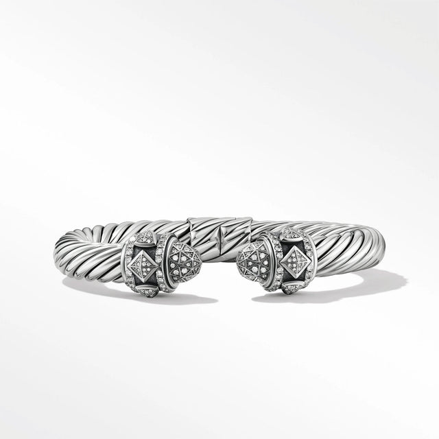 David Yurman Renaissance Bracelet with Pave Diamonds - Medium