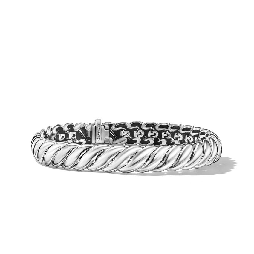 David Yurman Sculpted Cable Bracelet in Sterling Silver | Medium