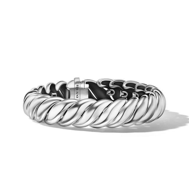 David Yurman Sculpted Cable Bracelet in Sterling Silver | Medium