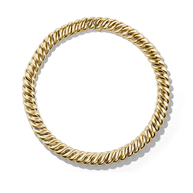 David Yurman Sculpted Cable Necklace in 18K Yellow Gold | 18 Inches