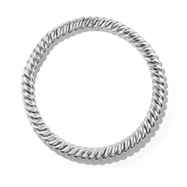 David Yurman Sculpted Cable Necklace in Sterling Silver | 16 Inches