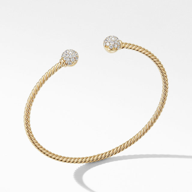 David Yurman Solari Bracelet in 18k Yellow Gold with Diamonds