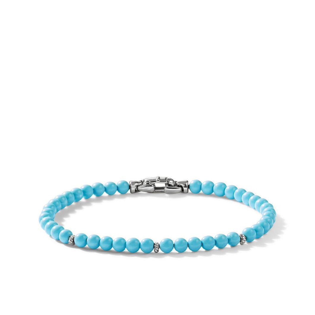 David Yurman Spiritual Beads Bracelet with Turquoise - Medium