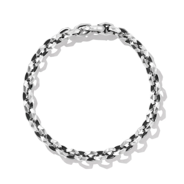 David Yurman Torqued Faceted Chain Link Bracelet - Medium