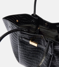DeMellier Croc-effect leather tote bag