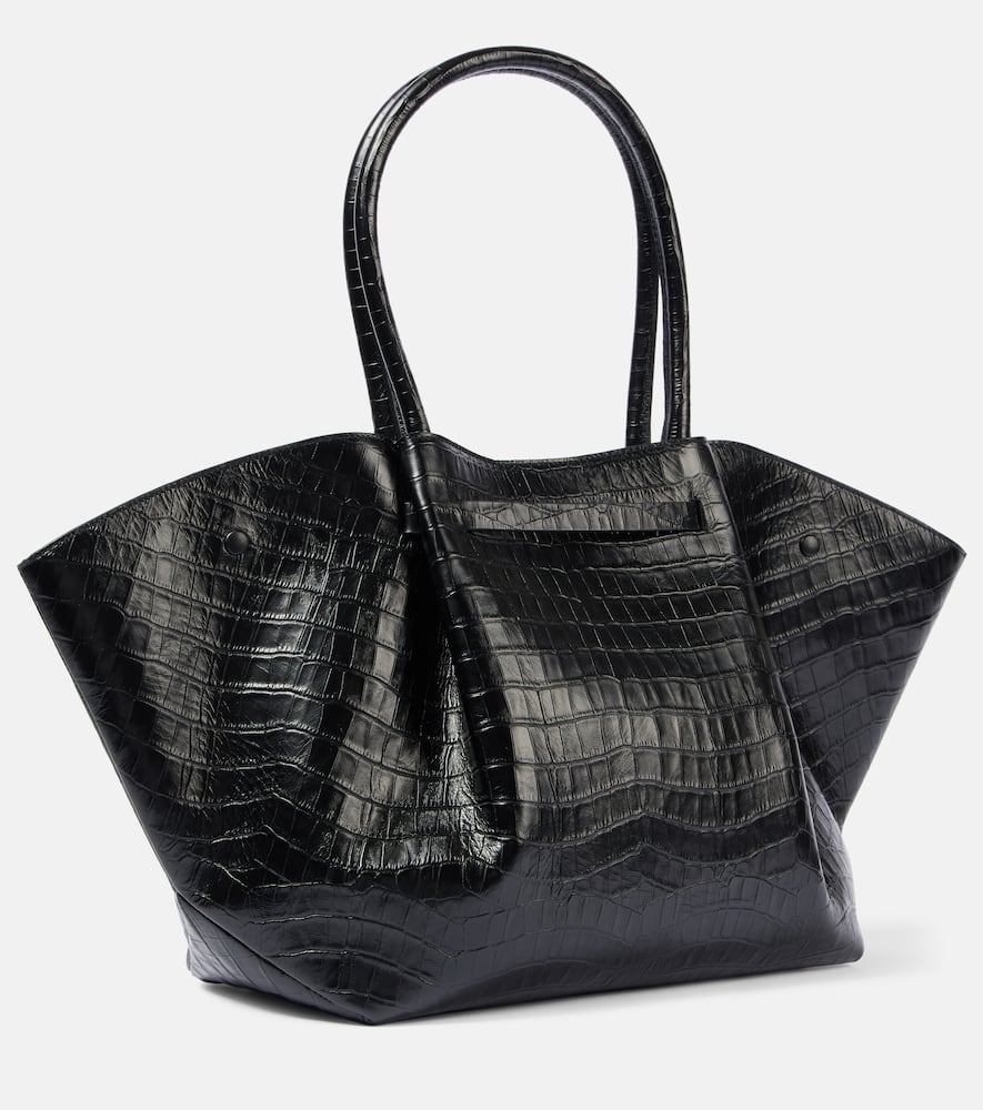DeMellier Croc-effect leather tote bag