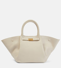 DeMellier Midi New York leather tote bag. Shop DeMellier Top-Handle Bags for women now.