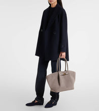DeMellier New York Midi suede tote bag