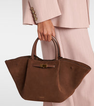 DeMellier New York Midi suede tote bag
