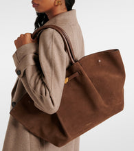 DeMellier New York suede tote bag
