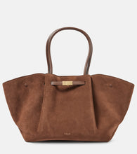 DeMellier New York suede tote bag. Shop DeMellier Tote Bags for women now.