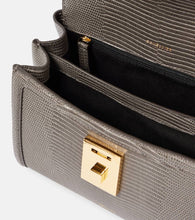 DeMellier Paris lizard-effect leather tote bag