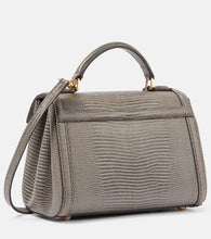 DeMellier Paris lizard-effect leather tote bag