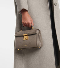 DeMellier Paris lizard-effect leather tote bag