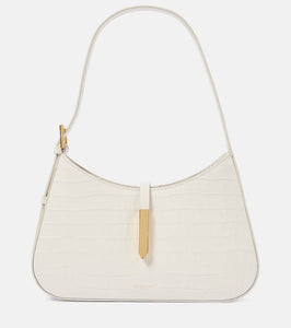 DeMellier Tokyo croc-effect leather shoulder bag. Shop DeMellier Shoulder Bags for women now.