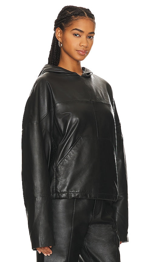 Deadwood Homer Hooded Jacket in Black