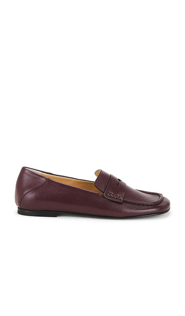 Dear Frances Drew Loafer in Burgundy | Bordeaux Loafers & Oxfords Flats for Women