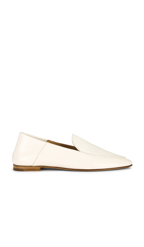 Dear Frances Gio Loafer in White | White Loafers & Oxfords Flats for Women