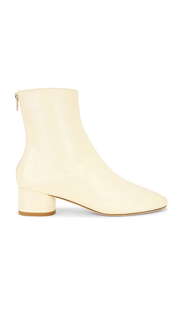 Dear Frances Harlie Boot in Cream | Crema Ankle Boots for Women