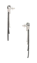 Demarson Gracie Earrings in Metallic Silver