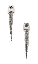 Demarson Gracie Earrings in Metallic Silver