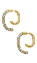 Demarson Luna Earrings in Metallic Gold