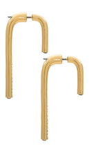 Demarson Mini Celeste Earrings in Metallic Gold