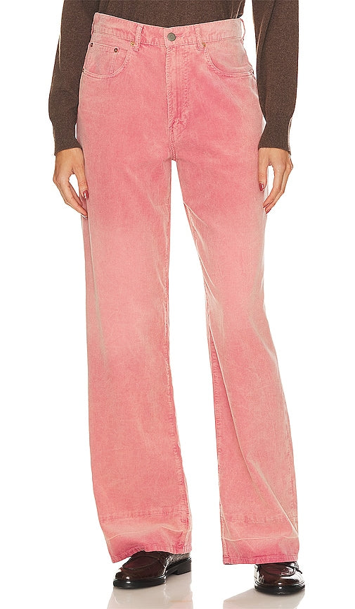 Denimist Teri Wideleg Pant in Pink - Pantalon large Denimist Teri en rose - Denimist Teri 粉色阔腿裤 - Denimist Teri Wideleg-Hose in Rosa - Denimist Teri 와이드레그 팬츠 핑크 색상 - Pantaloni a gamba larga Teri del denimista in rosa