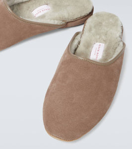 Derek Rose Crawford suede slippers