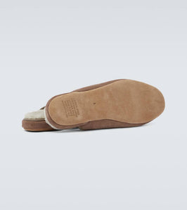 Derek Rose Crawford suede slippers