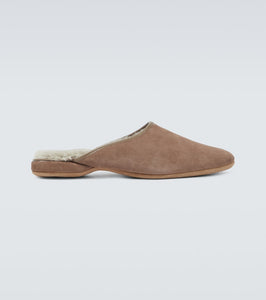 Derek Rose Crawford suede slippers
