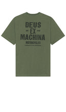 Deus Ex Machina Accuracy Tee in Olive - T-shirt de précision Deus Ex Machina en olive - Deus Ex Machina Accuracy T 恤，橄榄色 - Deus Ex Machina Accuracy T-Shirt in Oliv - Deus Ex Machina 정확도 티셔츠 - Maglietta Deus Ex Machina Accuracy in verde oliva